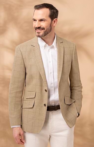 Men's Tailored British Twill Blazer