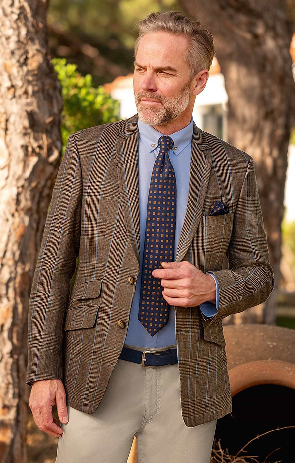 Men's Tailored British Twill Blazer