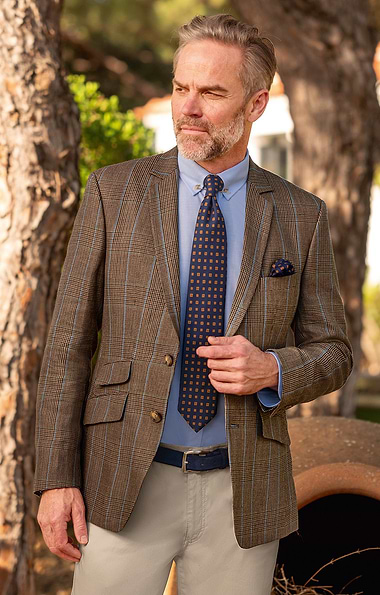 Men's Tailored British Twill Blazer