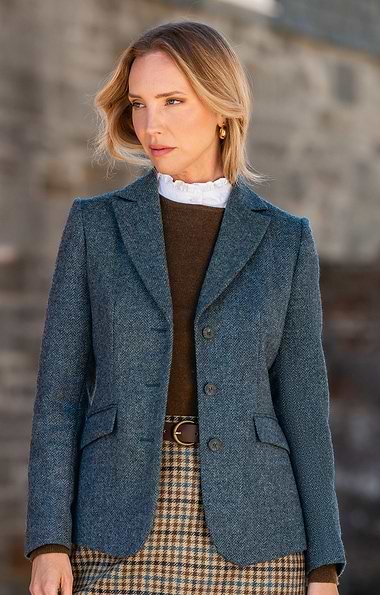 Ladies British Tweed Hacking Jacket