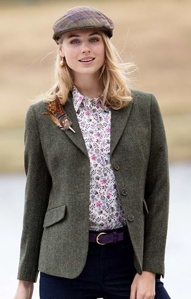 Ladies British Tweed Hacking Jacket