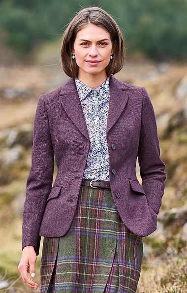 Ladies British Tweed Hacking Jacket