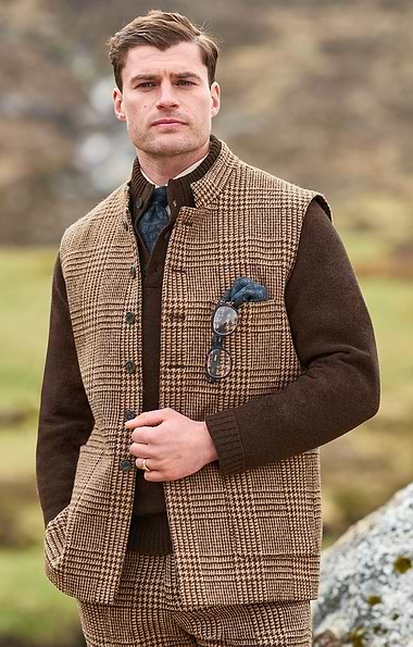 Men's Harris Tweed® Sporting Waistcoat