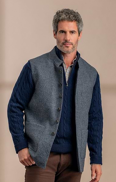 Men's Tweed Sporting Waistcoat