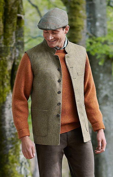 Men's Tweed Sporting Waistcoat