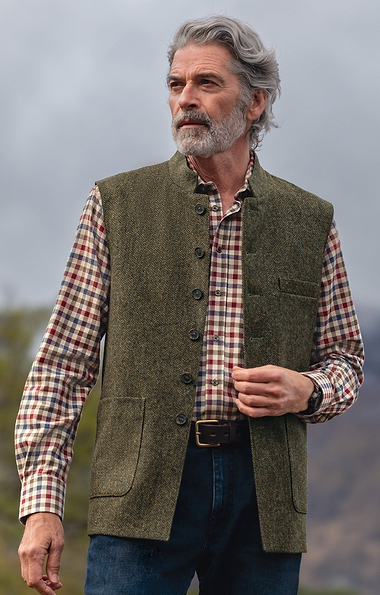 Men's Tweed Sporting Waistcoat