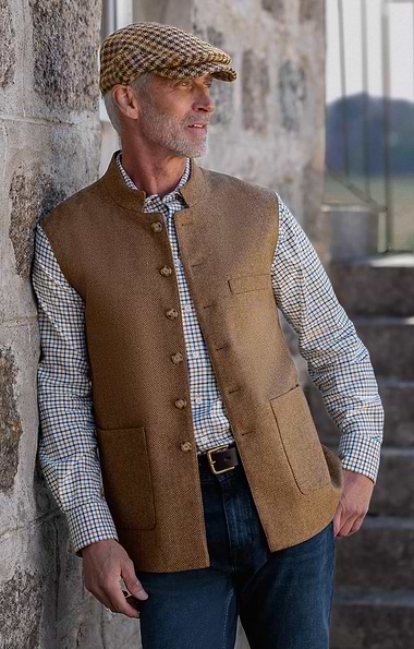 Men's Tweed Sporting Waistcoat