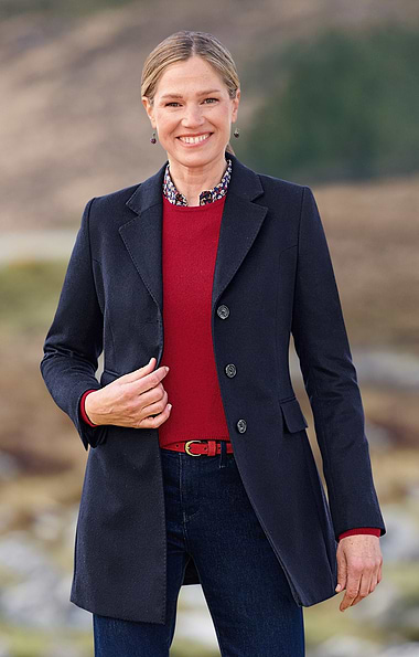 Ladies Cashmere Cheltenham Jacket