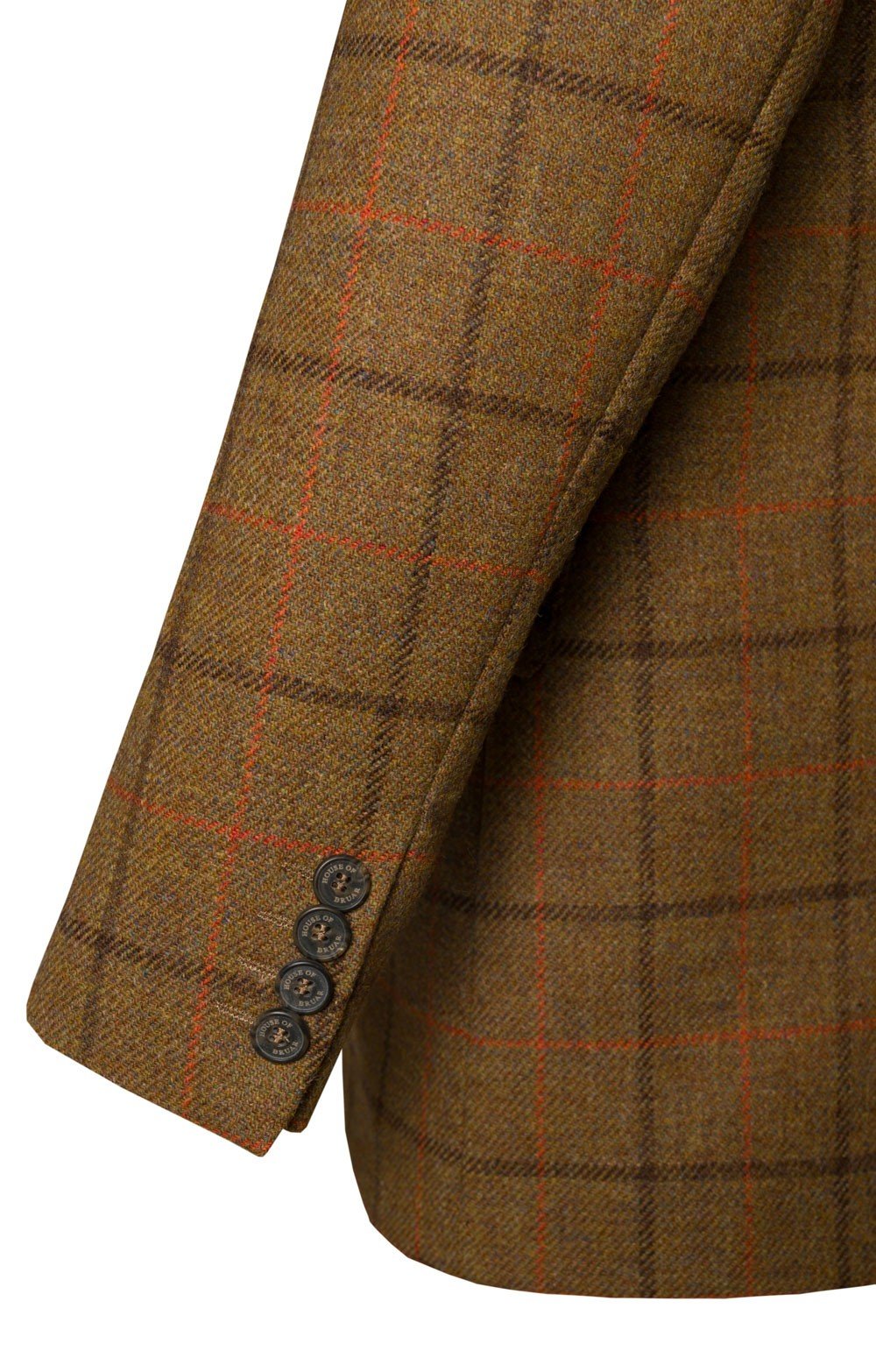 Mens Saxony Tweed Hacking Jacket, Brown - House of Bruar