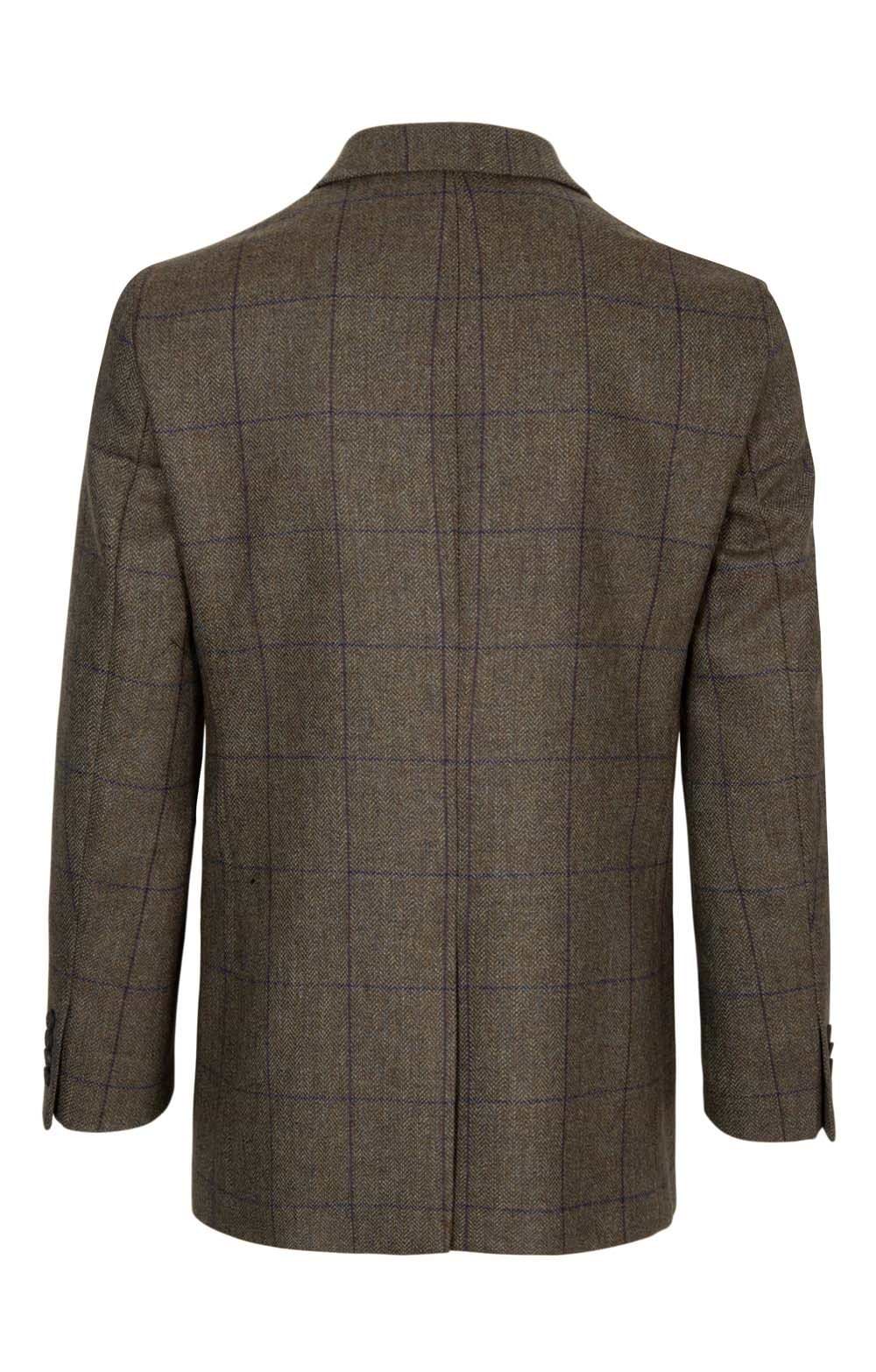 Men's Saxony Tweed Hacking Jacket, Green - House of Bruar