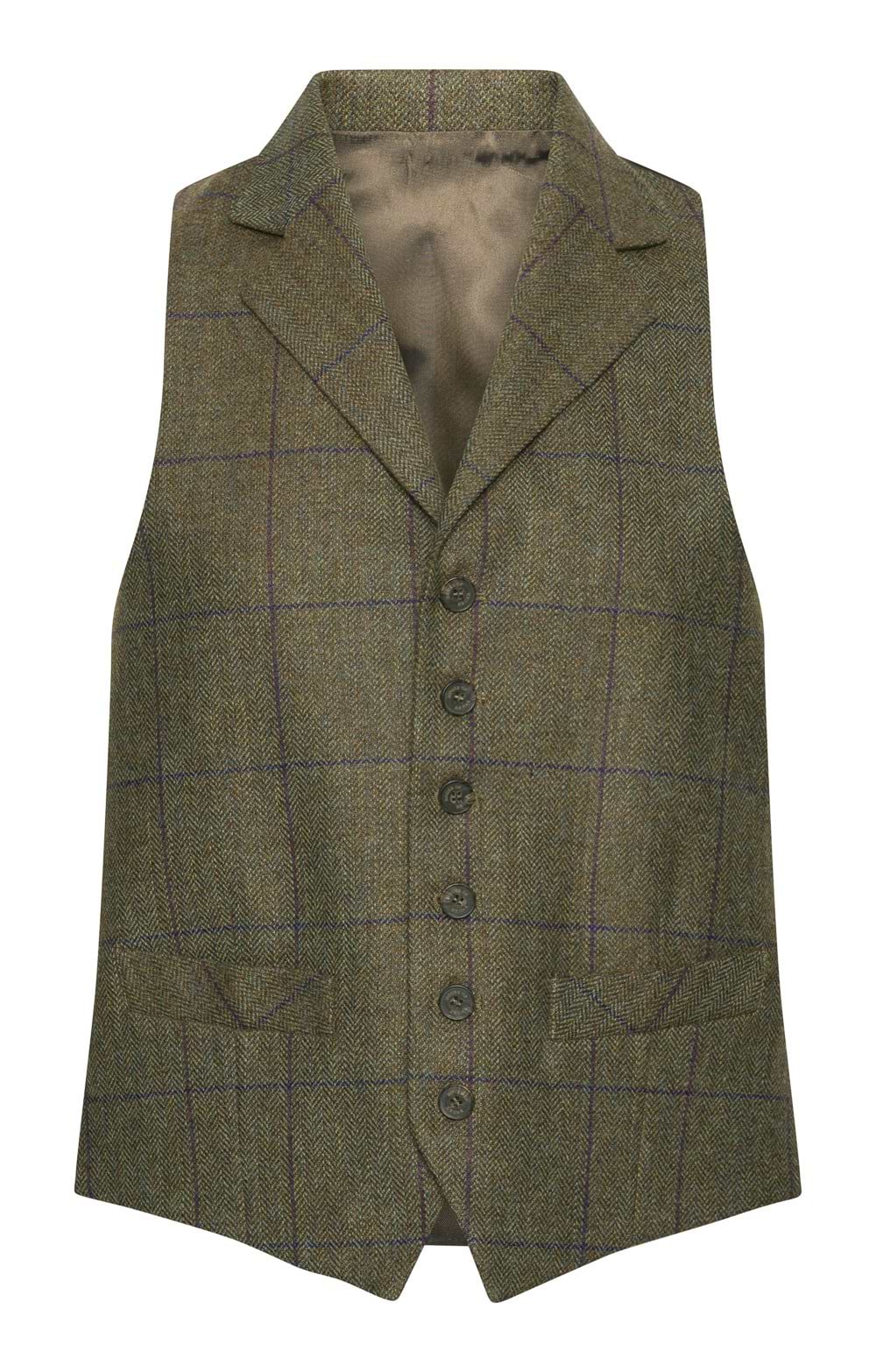 Geruit vest voor heren, formeel mouwloos V-hals, geruite tweedgilet Geruit vest voor heren, formeel mouwloos V-hals, geruite tweedgilet
