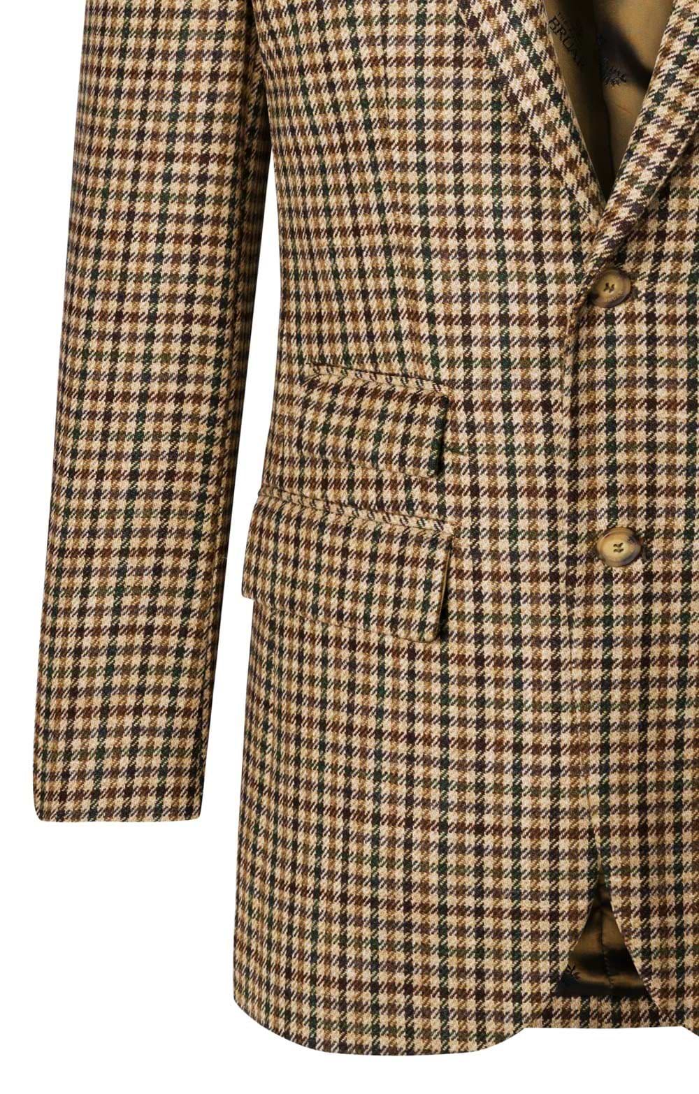 Men's Saxony Tweed Jacket, Brown, Natural - House of Bruar