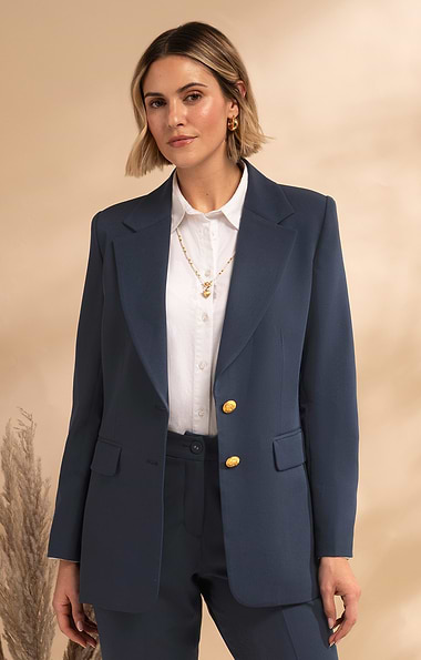 Ladies Single Breasted Blazer