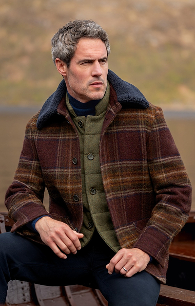 Men's British Tweed Lumber Jacket