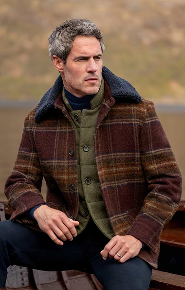 Men's British Tweed Lumber Jacket