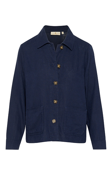 Ladies Linen Blend Jacket