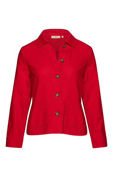 Ladies Linen Blend Jacket