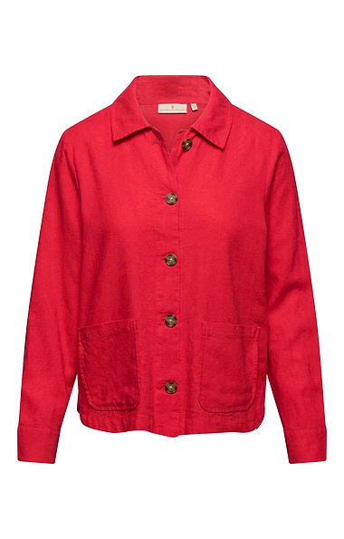 Ladies Linen Blend Jacket