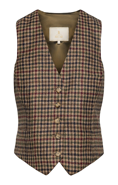 Ladies Tweed Dress Waistcoat