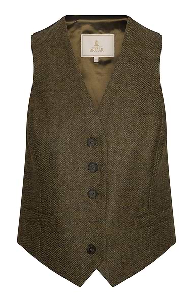 Ladies Tweed Dress Waistcoat