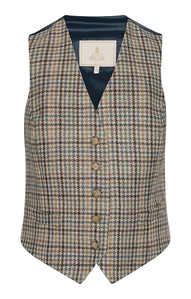 Ladies Tweed Dress Waistcoat