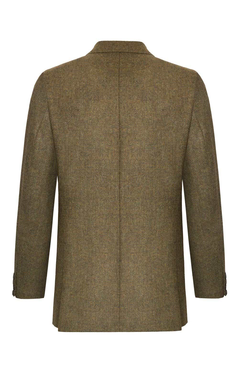 Men's Shetland Tweed Hacking Jacket, Green House of Bruar