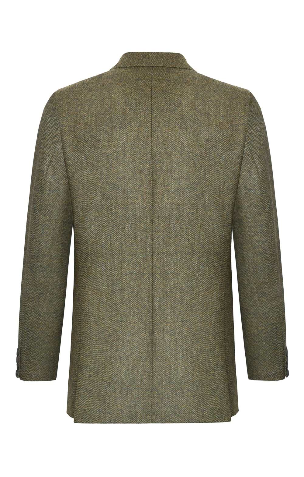 Men's Shetland Tweed Hacking Jacket, Green House of Bruar