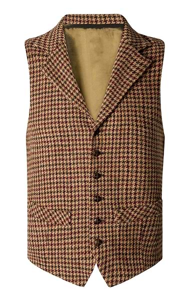 Men's Single Breasted Harris Tweed® Waistcoat