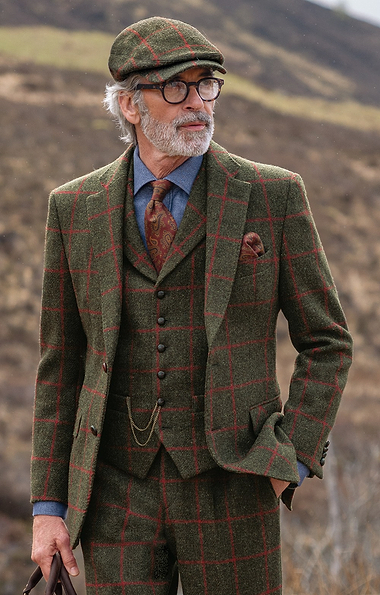 Men's Single Breasted Harris Tweed® Waistcoat