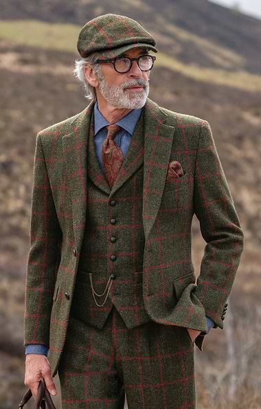 Men's Single Breasted Harris Tweed® Waistcoat