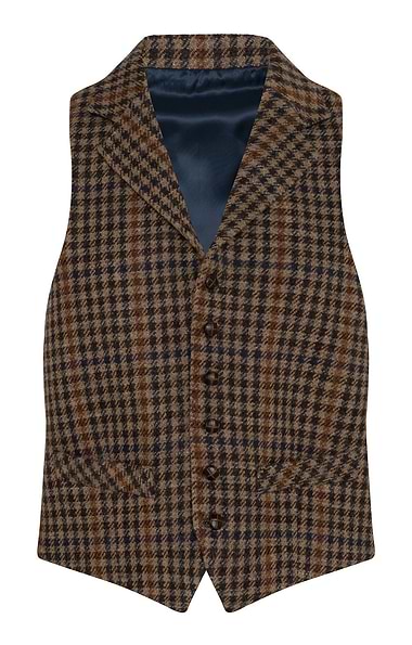 Men's Single Breasted Harris Tweed® Waistcoat