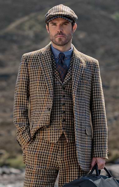 Men's Single Breasted Harris Tweed® Waistcoat