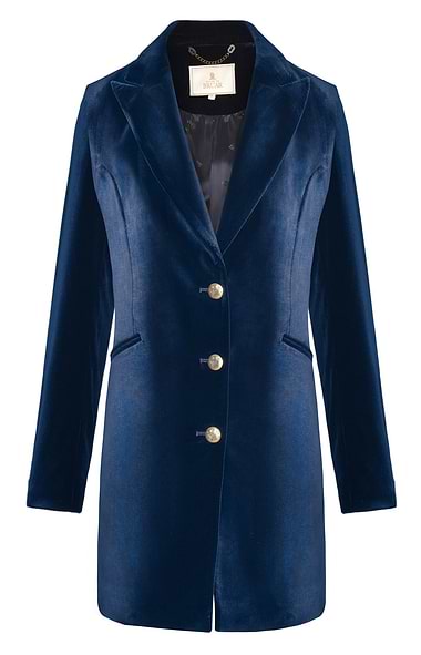 Ladies Velvet Cheltenham Jacket