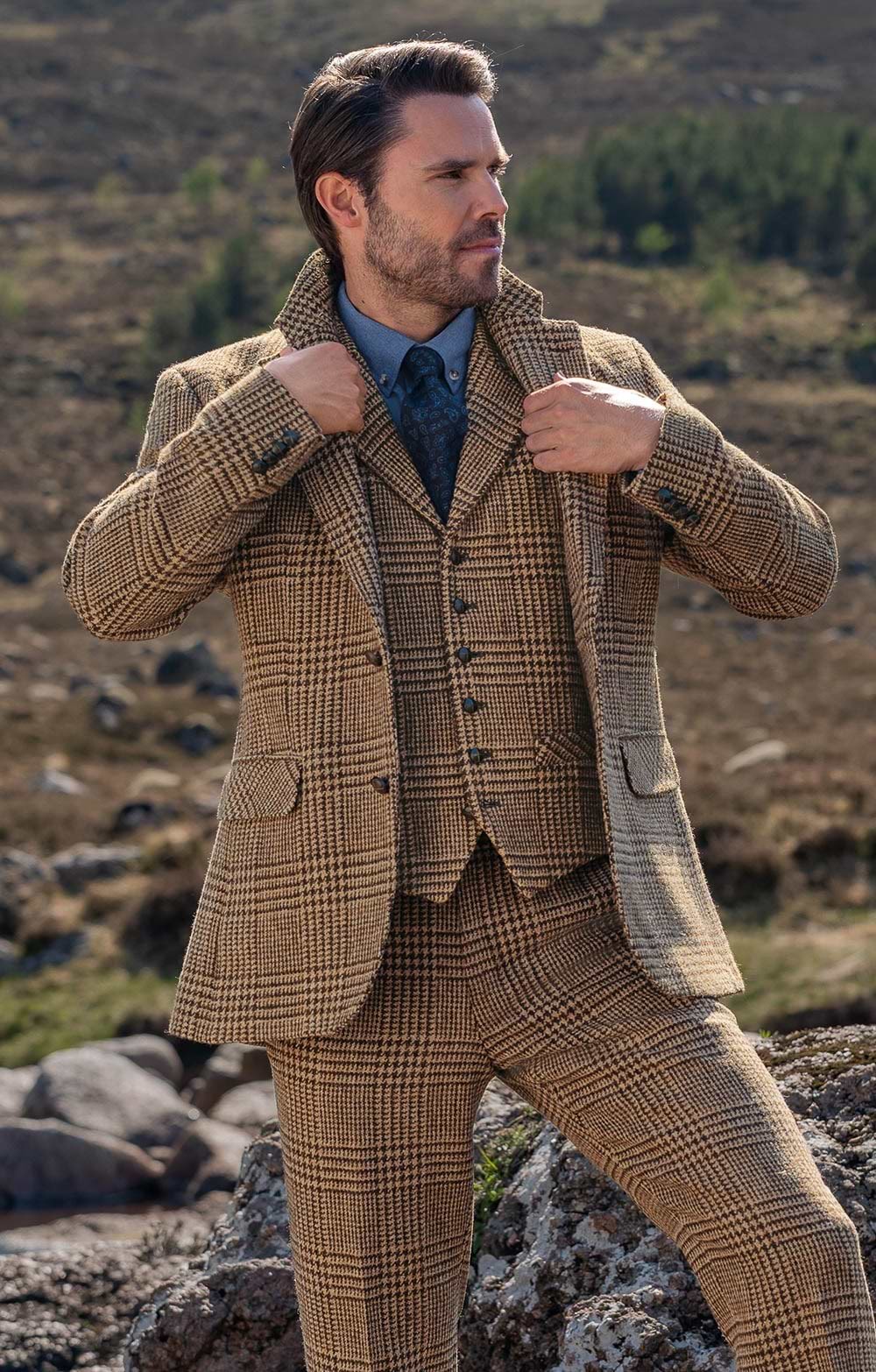 Mens Harris Tweed® Jacket, Multi - House of Bruar