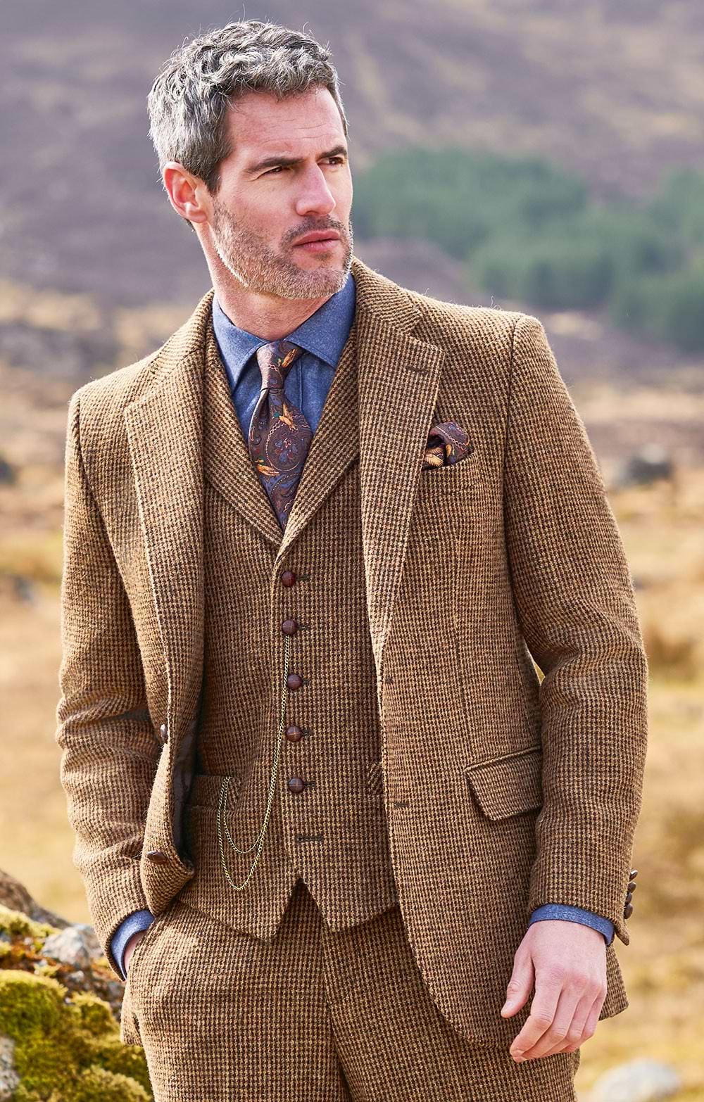 Mens Harris Tweed® Jacket, Multi House of Bruar