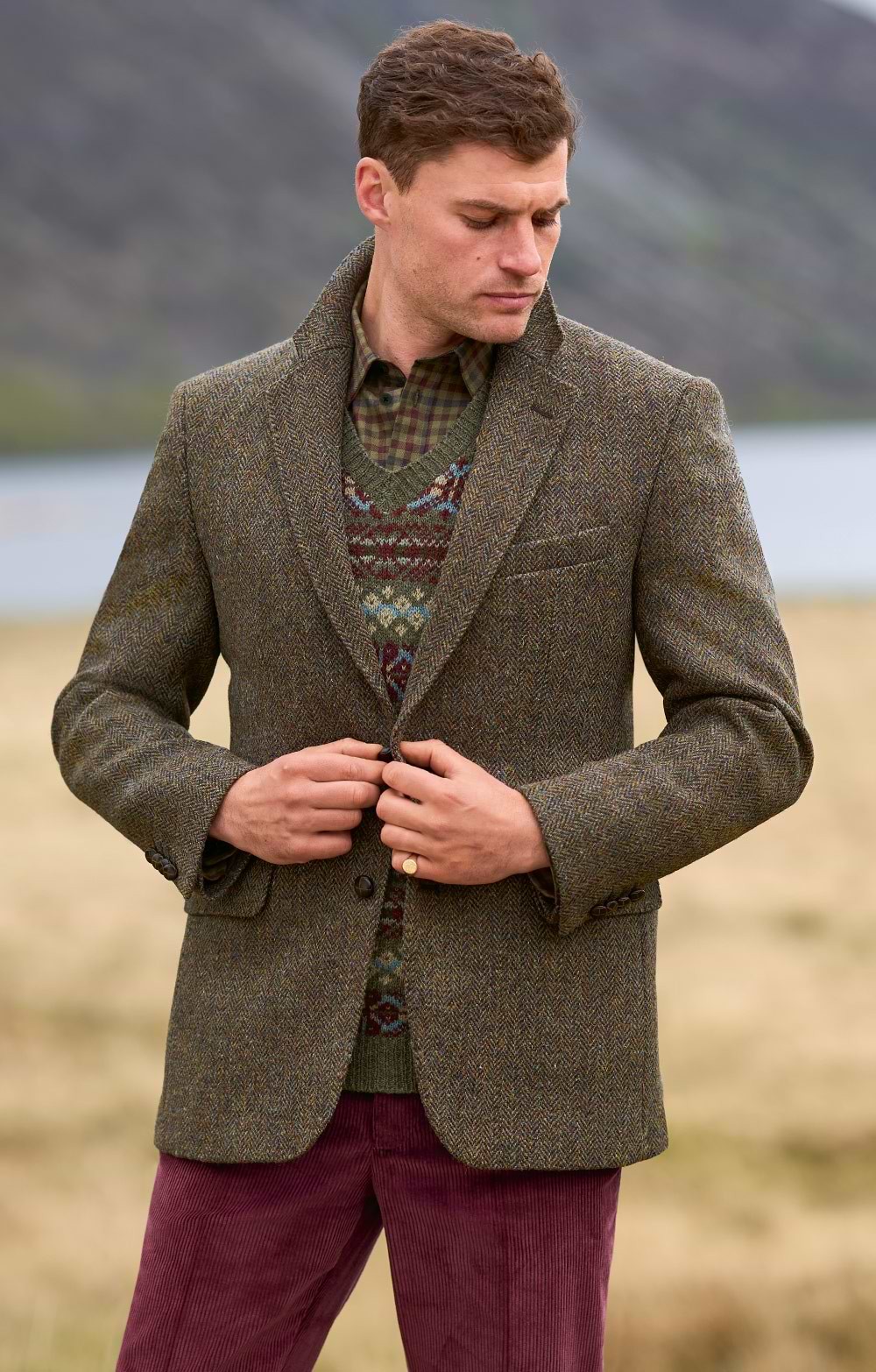 Mens Harris Tweed® Jacket, Multi House of Bruar