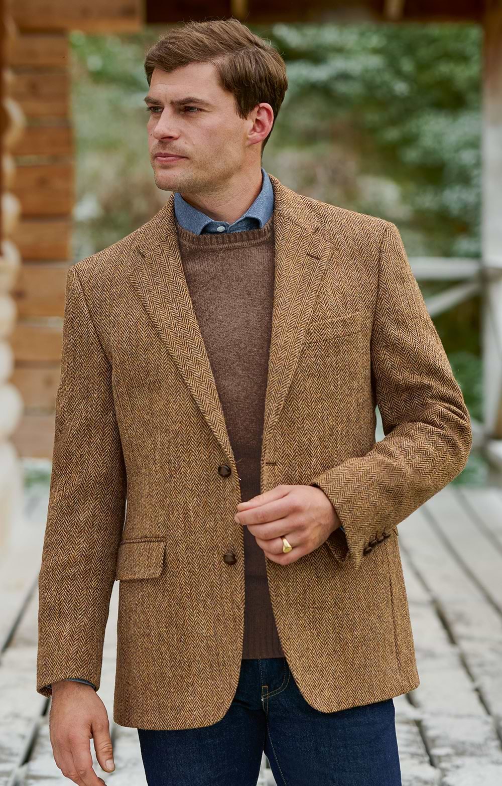Mens Harris Tweed® Jacket, Multi House of Bruar - Main Image