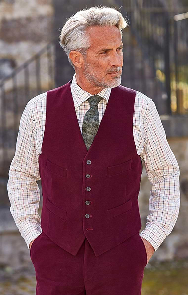 Men's Moleskin Waistcoat