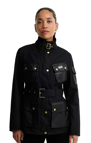 Ladies Barbour International Heritage Wax Jacket