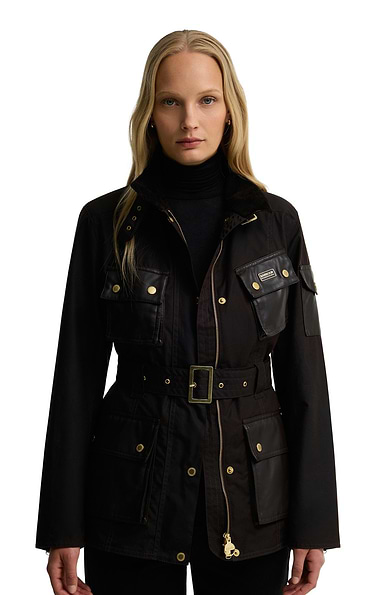 Ladies Barbour International Heritage Wax Jacket