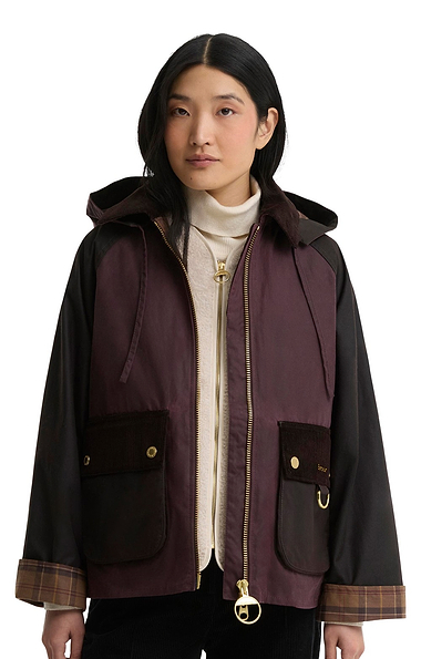 Ladies Barbour Carville Wax Jacket