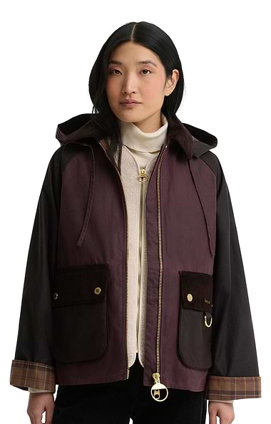 Ladies Barbour Carville Wax Jacket