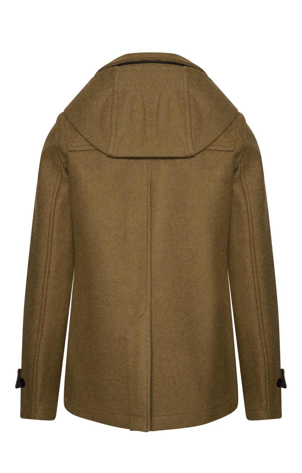Ladies Short Duffle Coat, Green - House of Bruar