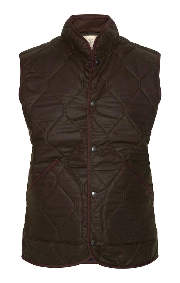 Men's Wax Quilted Gilet