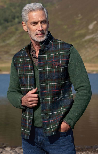 Men's Tweed Estate Gilet