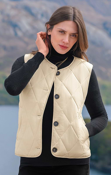 Ladies Skye Quilted Gilet