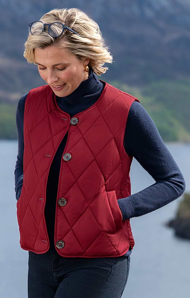 Ladies Skye Quilted Gilet
