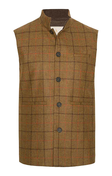 Men's Saxony Tweed Estate Gilet
