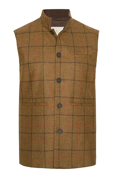 Men's Saxony Tweed Estate Gilet