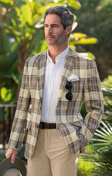 Men's House of Bruar Linen Blazer